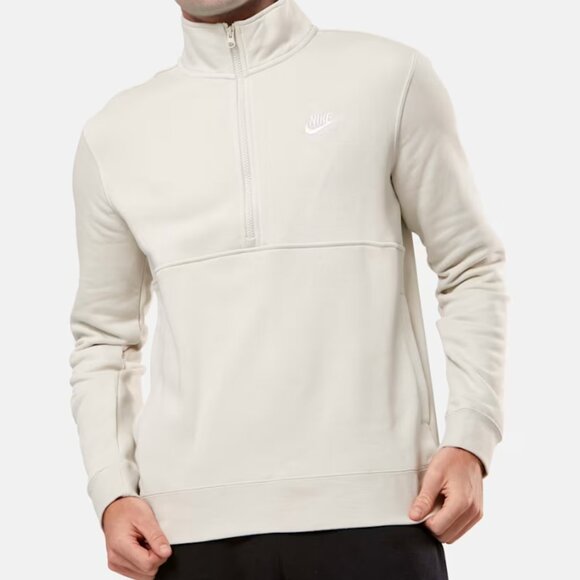 NIKE Men's Sportswear Club Fleece 1/2 Zip Pullover Size Large - Picture 1 of 8